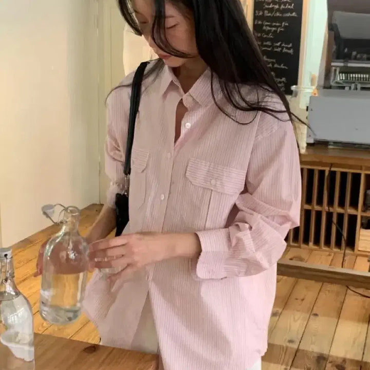 [SOLD OUT] [새상품]진심 유어 셔츠 스트라이프 셔츠 리에뜨 미엘 르버터 베르가못