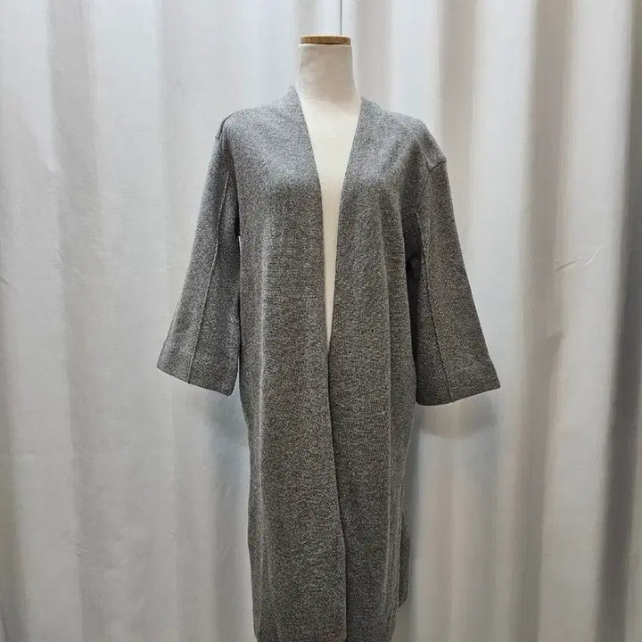 [BUNJANG] Nice Claup Gray Long Cardigan (Free Size) / 나이스클랍 그레이 롱 가디건 (FREE)