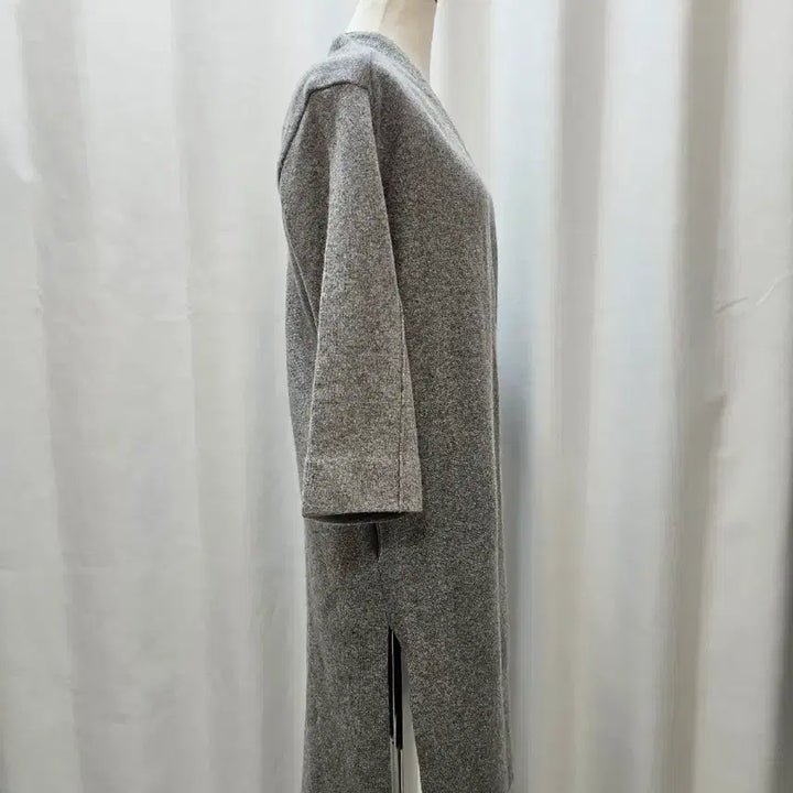 [BUNJANG] Nice Claup Gray Long Cardigan (Free Size) / 나이스클랍 그레이 롱 가디건 (FREE)