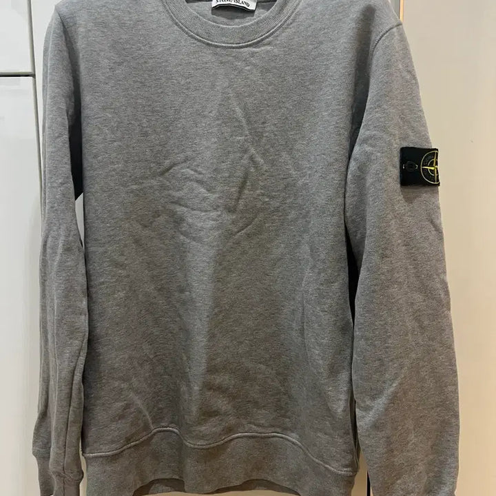[BUNJANG] Stone Island Gray Crewneck Sweatshirt L / 스톤아일랜드 그레이맨투맨 L