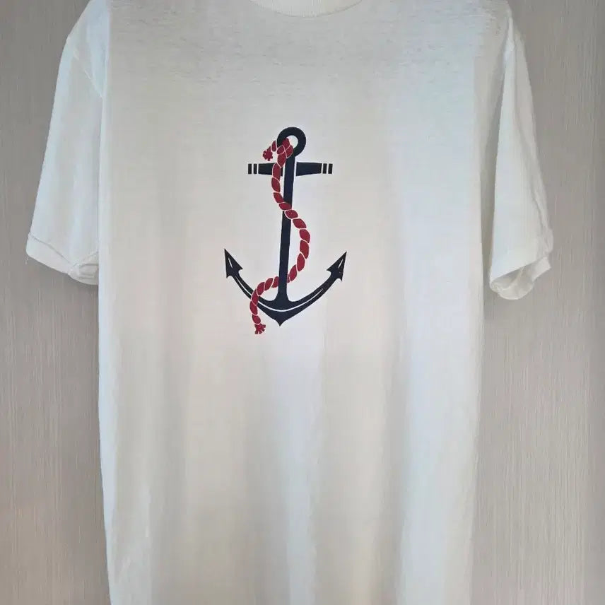 [SOLD OUT] 더블웍스 Anchor 반팔티 오프화이트 XL 판매 :)