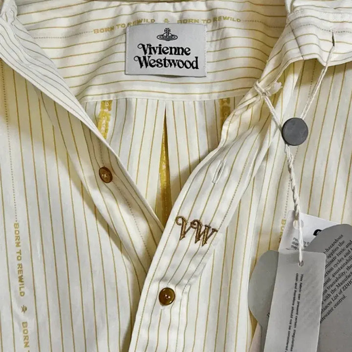 [BUNJANG] Vivienne Westwood Embroidered Logo Shirt XS / [새상품] 비비안웨스트우드 정품 자수 셔츠 xs