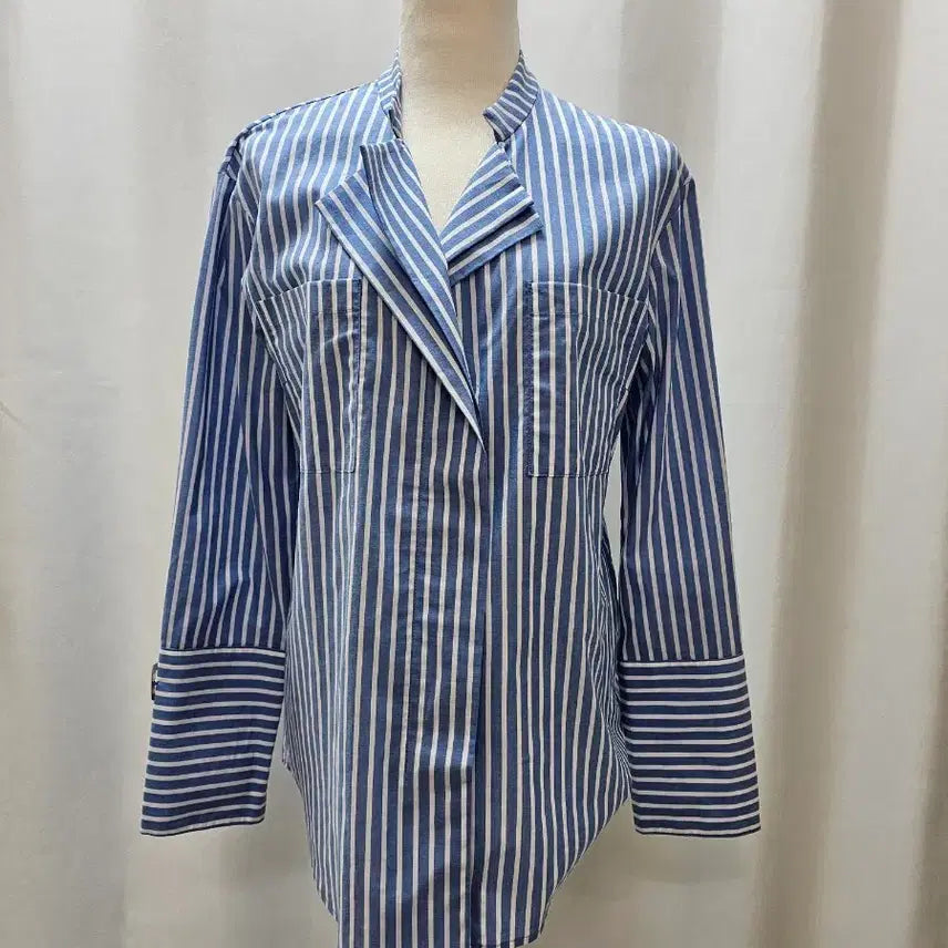[BUNJANG] Balenciaga Striped Shirt / 발렌시아 스트라이프 셔츠