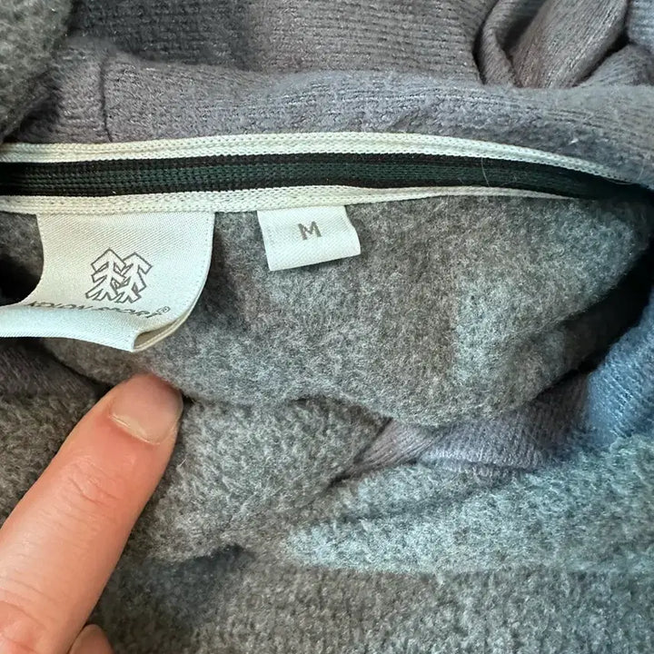 [BUNJANG] Kolon Gray Hoodie / 코오롱 그레이 후드티셔츠