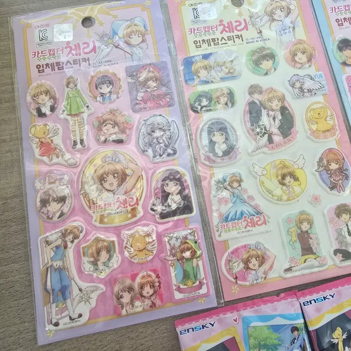 [BUNJANG] Cardcaptor Sakura Classic Stickers + Snap Maid Card (Sealed) / 카드캡터체리 고전스티커+스냅마이드카드(미개봉)