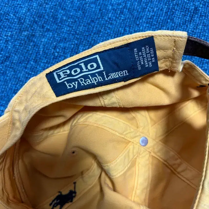 [BUNJANG] Polo Ralph Lauren Yellow Ball Cap / 폴로랄프로렌 옐로우 볼캡