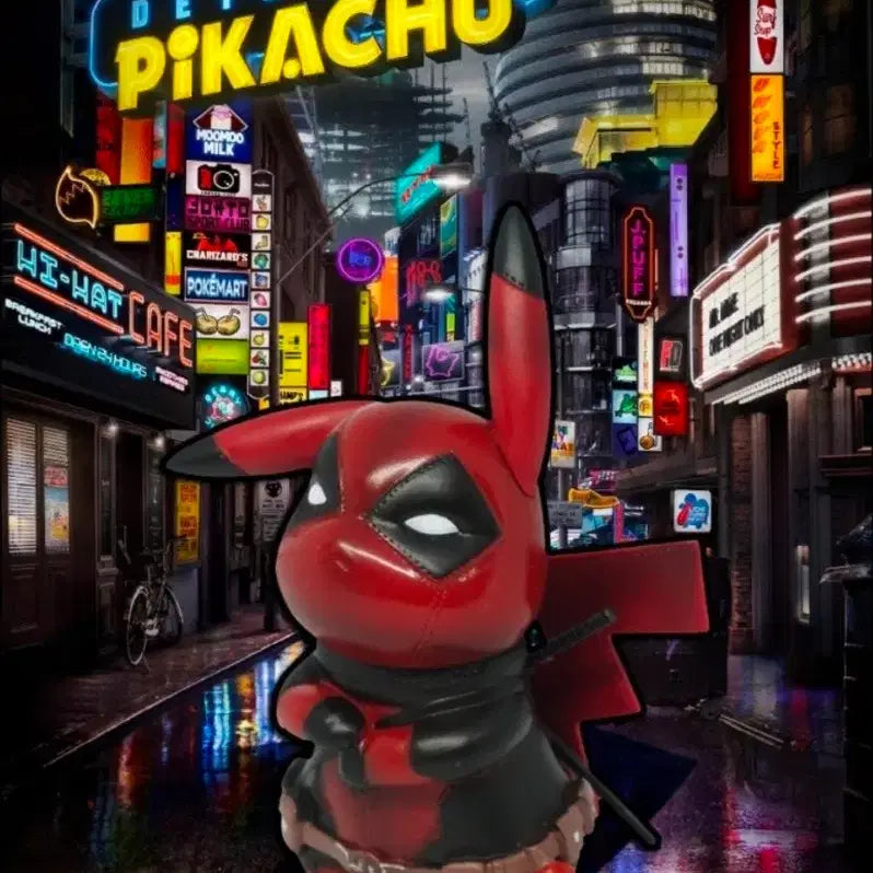 [BUNJANG] Deadpool Pikachu Figure (Sealed) / 데드풀 피카츄 (미개봉)