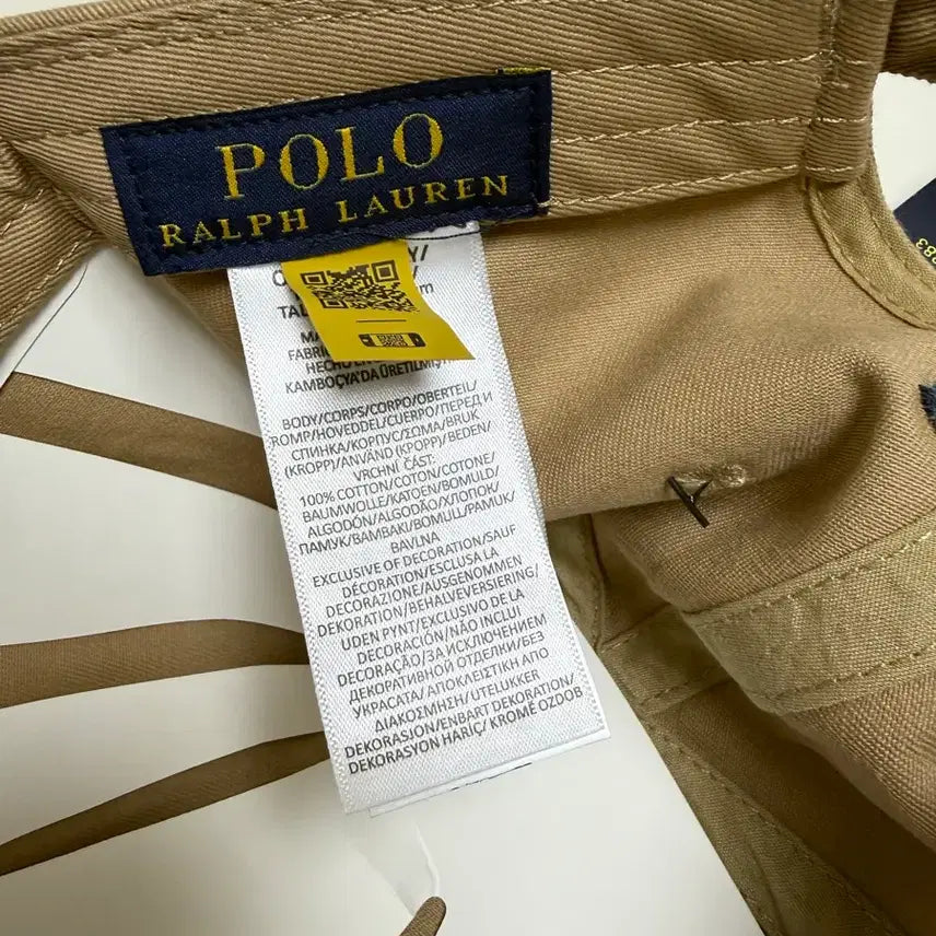 [BUNJANG] Polo Ralph Lauren Cap (Light Beige) / 폴로 랄프로렌 볼캡모자 (진베이지)(새상품)