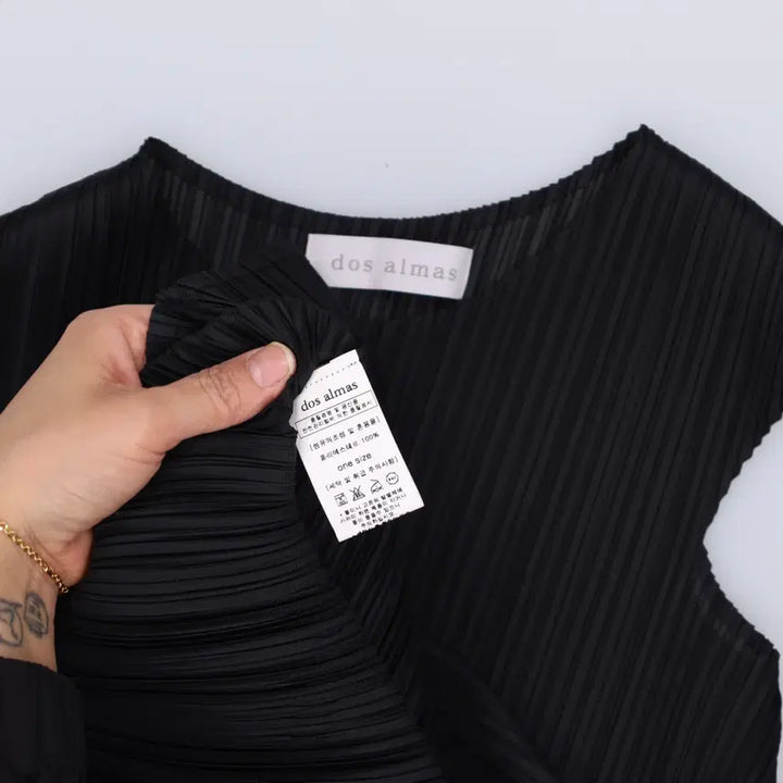 [BUNJANG] F Dos Almas Pleated Sleeveless Top / F 도스알마스 플리츠 민소매 0403H1