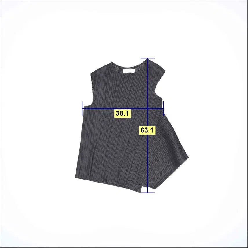 [BUNJANG] F Dos Almas Pleated Sleeveless Top / F 도스알마스 플리츠 민소매 0403H1