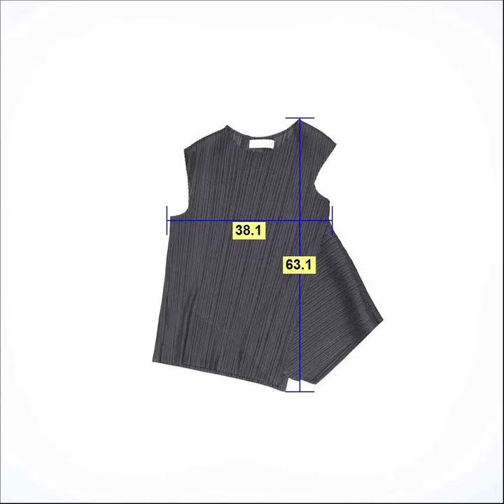 [BUNJANG] F Dos Almas Pleated Sleeveless Top / F 도스알마스 플리츠 민소매 0403H1