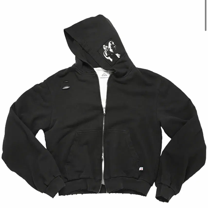[SOLD OUT] [L] mjd 카우보이 패치 후드집업