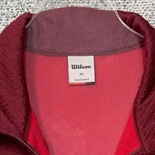 [BUNJANG] Wilson Burgundy Functional Zip-up Jacket / 윌슨 버건디 기능성 집업 95