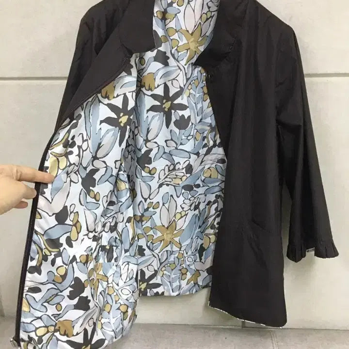 [SOLD OUT] MARIANI 마리아니 이태리 (리버시블) 플라워패턴 반팔 바람막이