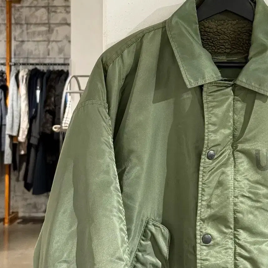 [BUNJANG] U.S. Navy Khaki Lightweight Flight Jacket / U.S.NAVY 카키 라이트웨이트 플라이트 자켓