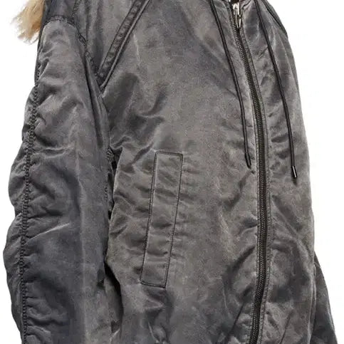[BUNJANG] Juun.J Washed Hooded MA-1 Jacket 36 / 준지 워싱 후드 MA-1 마원 자켓 36
