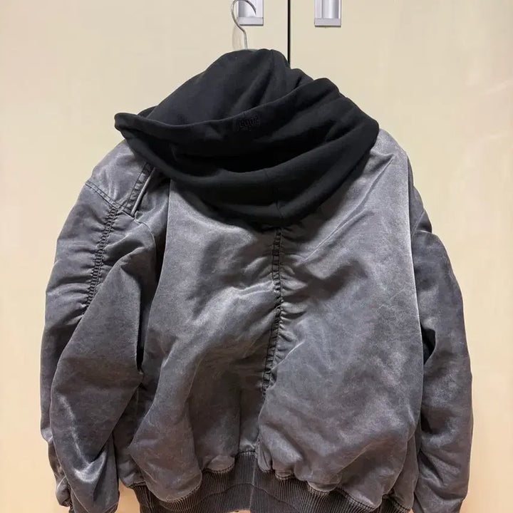 [BUNJANG] Juun.J Washed Hooded MA-1 Jacket 36 / 준지 워싱 후드 MA-1 마원 자켓 36