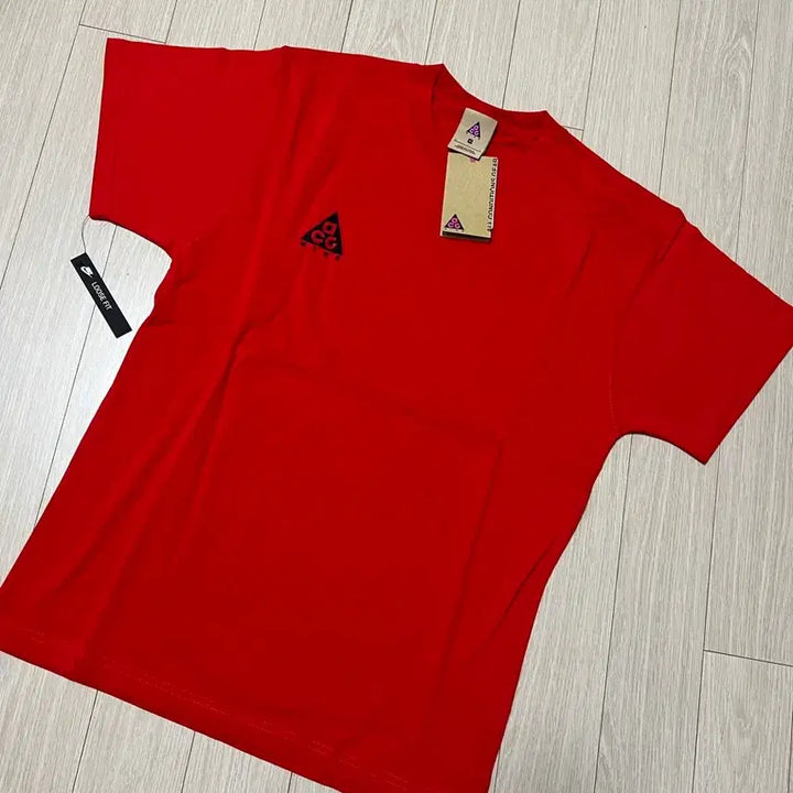 [BUNJANG] Nike ACG University Red T-shirt (Asia M) / 나이키 ACG 티셔츠 유니버시티 레드 아시아M사이즈 새상품