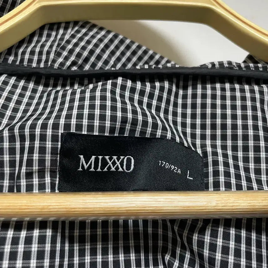 [BUNJANG] MIXXO Checkered Frill Hooded Jumper / 미쏘 체크프릴 후드점퍼