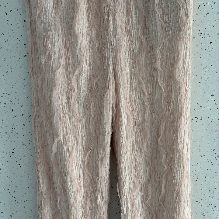 [BUNJANG] Vintage Beige Lace Pants / 빈티지 레이스 베이지 팬츠