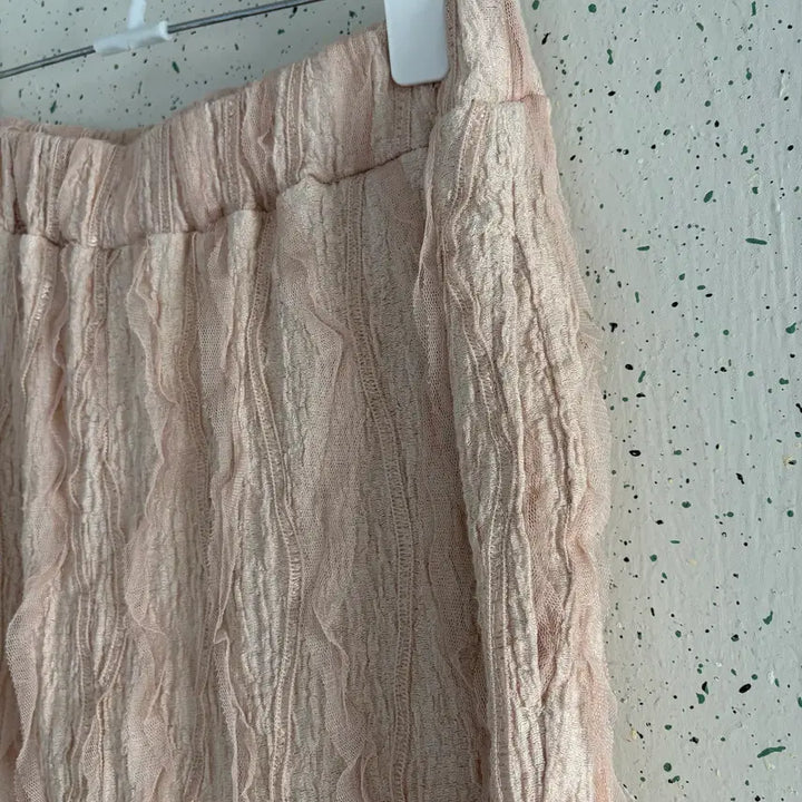 [BUNJANG] Vintage Beige Lace Pants / 빈티지 레이스 베이지 팬츠