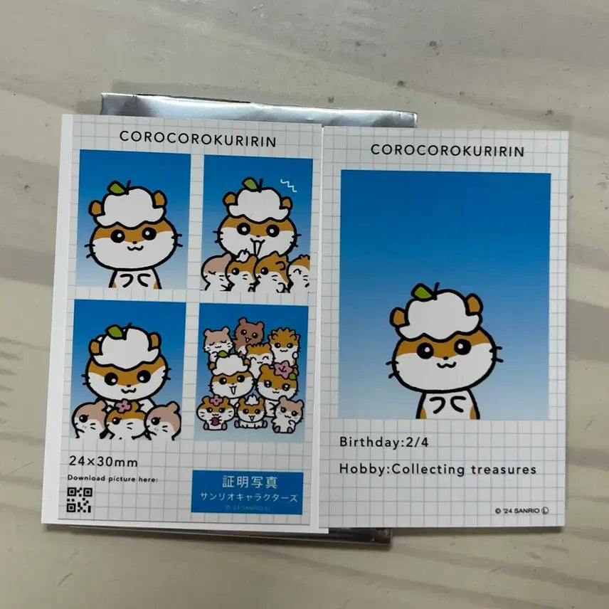 [BUNJANG] Sanrio Korokorokuririn Collection Photo Card / 산리오 코로코로쿠리링 증명사진 콜렉션 판매