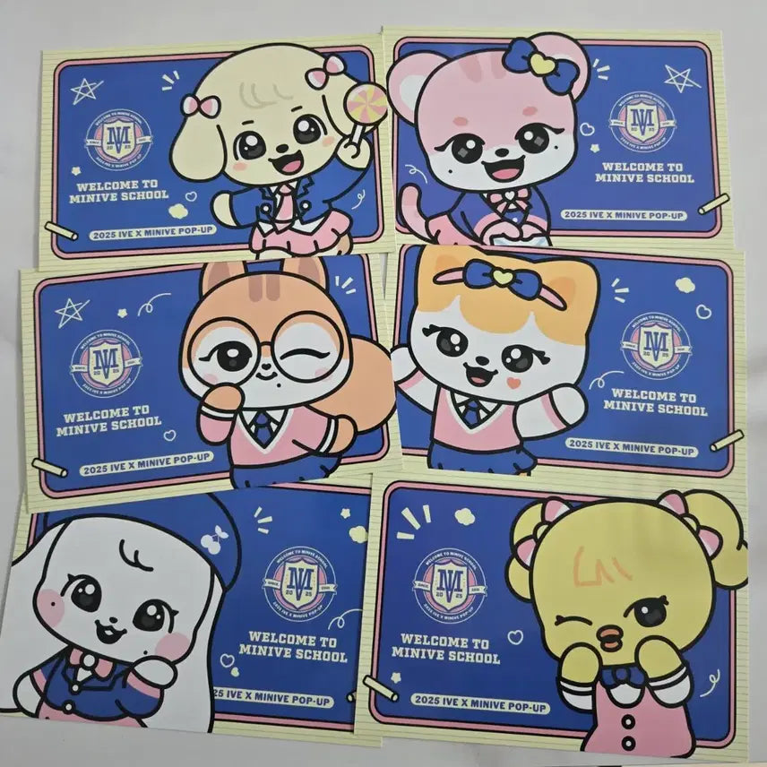 [BUNJANG] IVE Pop-Up Postcard Set (6 pcs) / 아이브 미니브 팝업 엽서 6종 세트