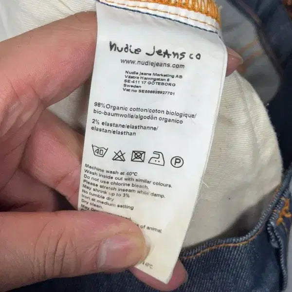 [BUNJANG] Nudie Jeans Thin Finn Jeans / 누디진 씬핀 청바지 31 34