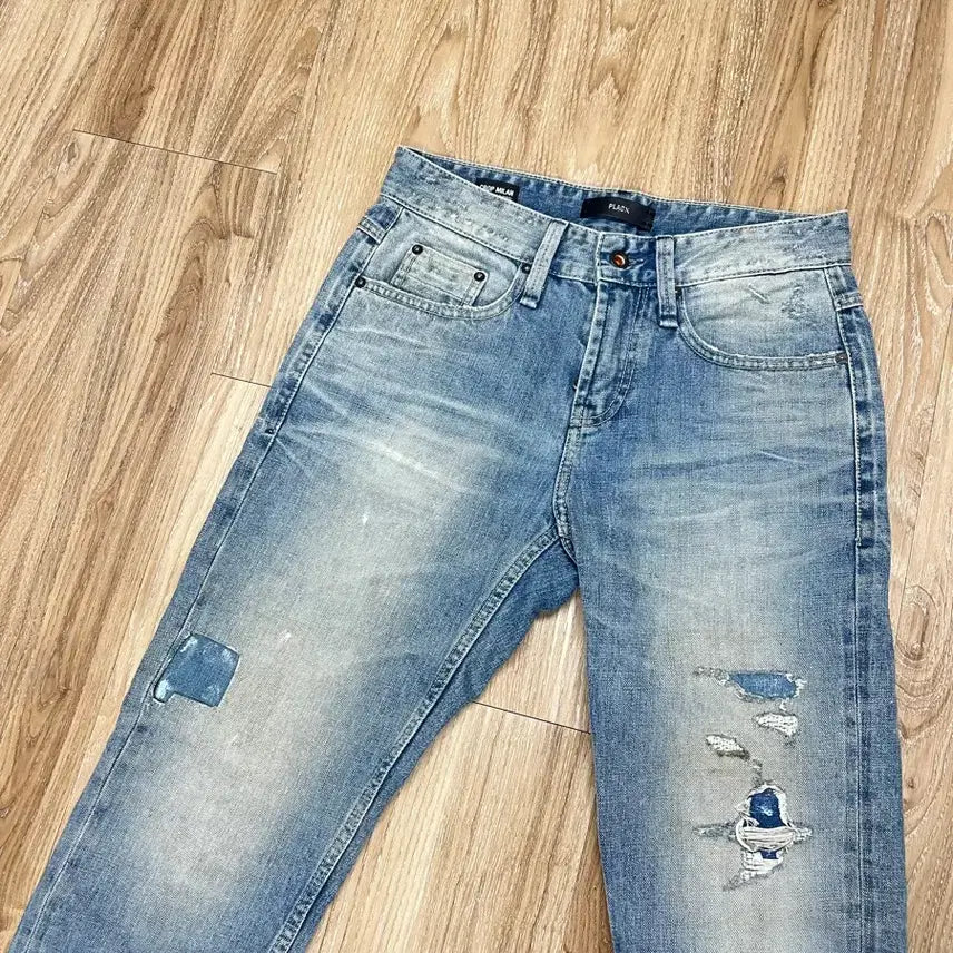 [SOLD OUT] 플랙진 프리미엄 밀란 크롭 셀비지 데님 29