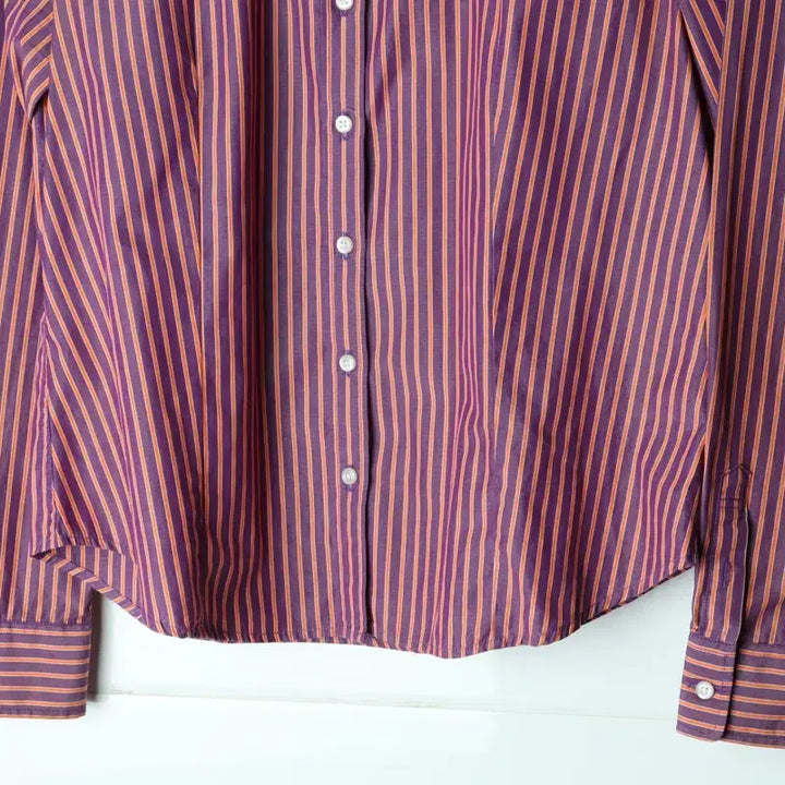[BUNJANG] Hazzys Striped Pastel Shirt / W(S-M) 헤지스 셔츠 남방 스트라이프 파스텔톤-17F9F