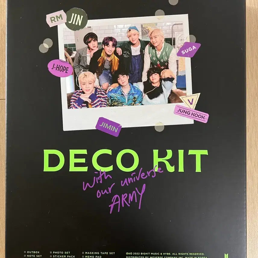 [BUNJANG] BTS DECO KIT / 방탄소년단 bts DECO KIT 데코키트
