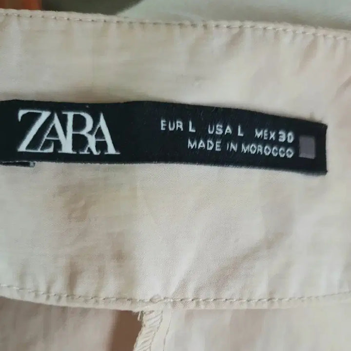 [BUNJANG] ZARA V-Neck Long Dress with Frills / 자라 V넥 롱 원피스 프릴 L