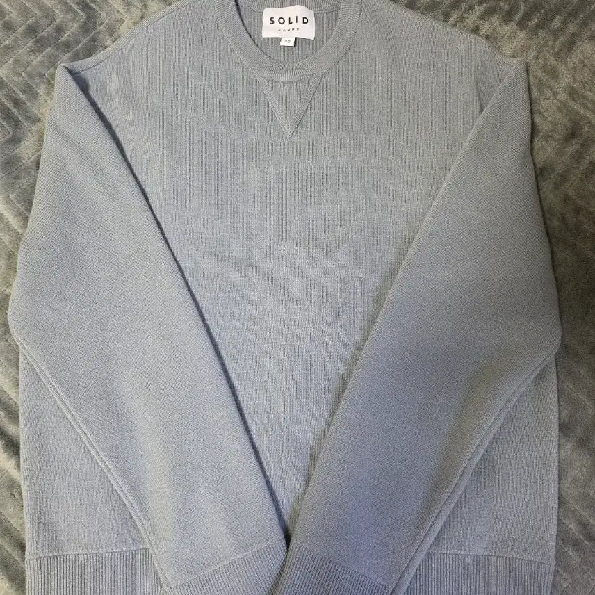 [BUNJANG] Solid Homme Back Logo Knitwear / [46] 솔리드옴므 백로고 니트