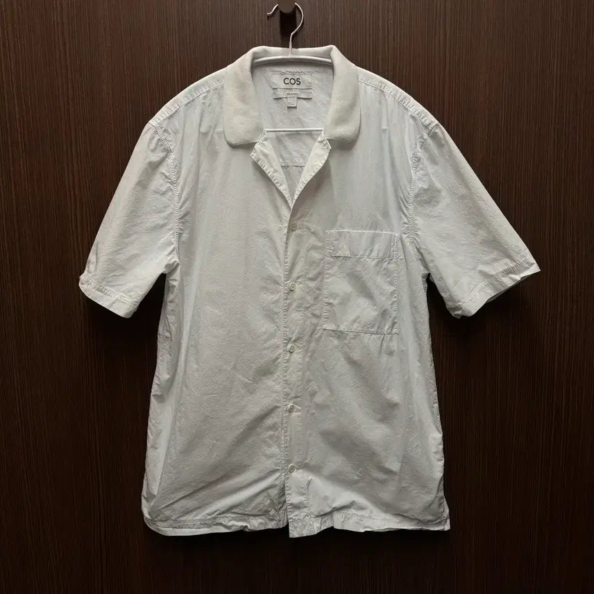 [BUNJANG] COS White Short Sleeve Shirt L / COS 코스 화이트 반팔 남방 L
