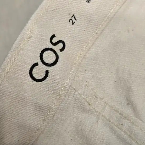 [BUNJANG] COS Denim Shorts Ivory 27 / 코스 cos 데님 쇼츠 27. 아이보리 정품