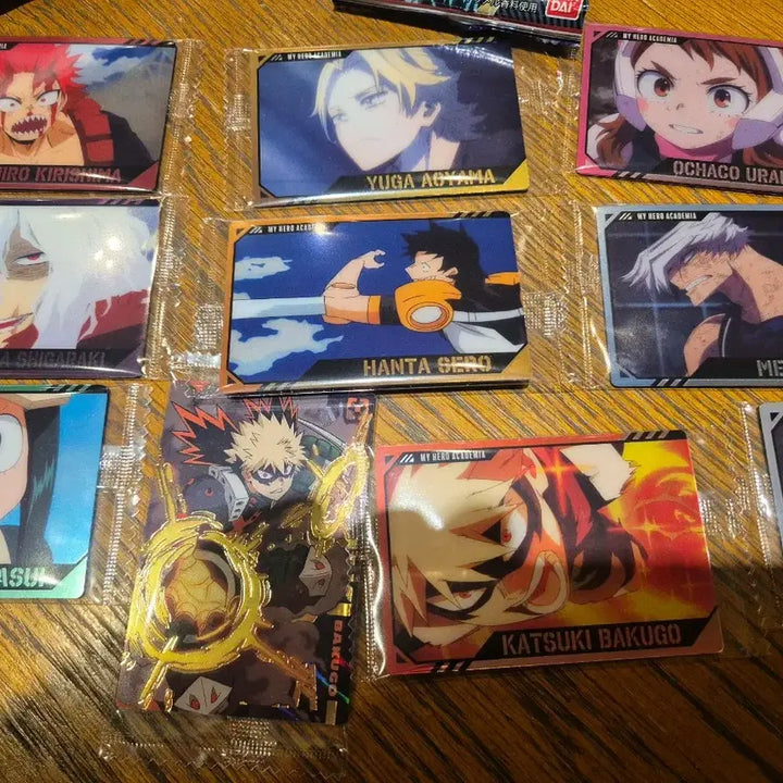 [BUNJANG] My Hero Academia Wafer 4th Edition Bundle Bakugo Rare Card / 일괄)히로아카 웨하스 4탄 일괄판매 바쿠고 레어 츠유 우라라카