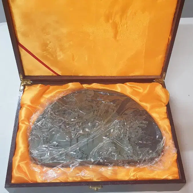 [BUNJANG] Chinese Helan Stone Inkstone Set / 중국 허란석 벼루