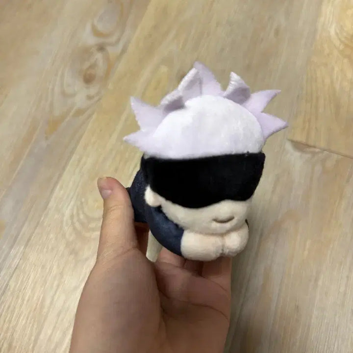 [BUNJANG] Jujutsu Kaisen Gojo Satoru Plush Keychain / 주술회전 고죠 집게 키링 인형