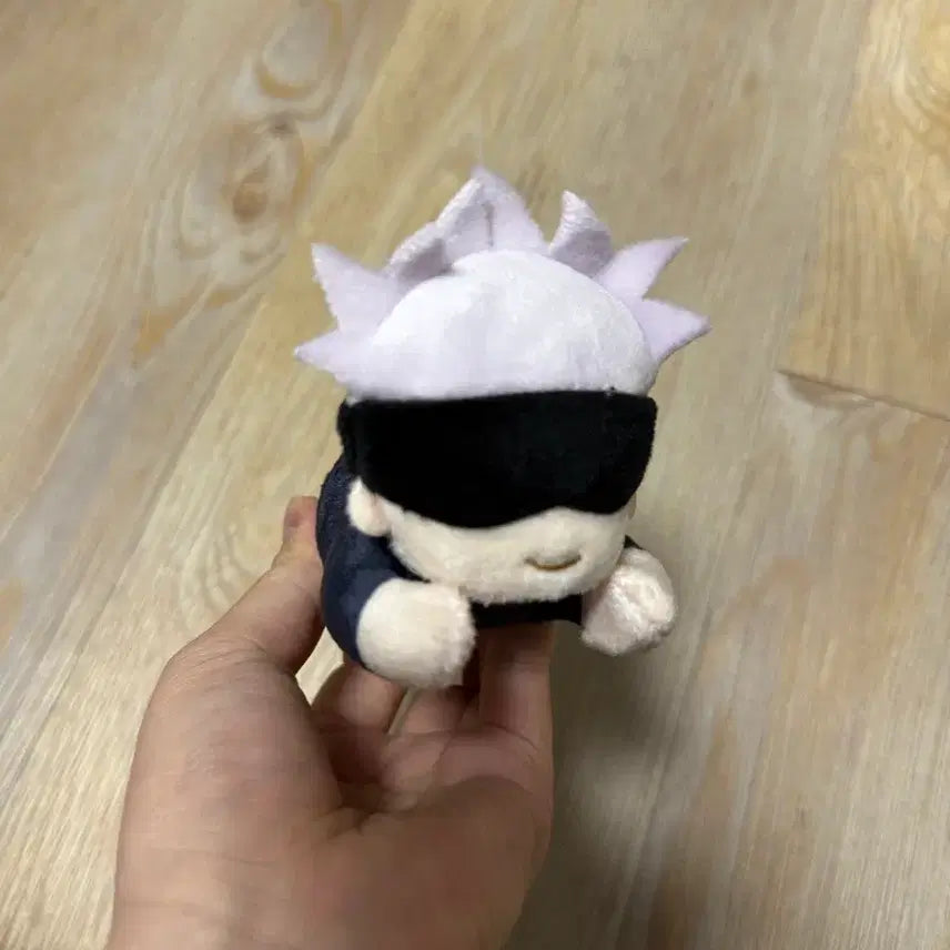 [BUNJANG] Jujutsu Kaisen Gojo Satoru Plush Keychain / 주술회전 고죠 집게 키링 인형