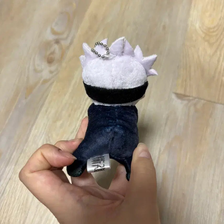 [BUNJANG] Jujutsu Kaisen Gojo Satoru Plush Keychain / 주술회전 고죠 집게 키링 인형