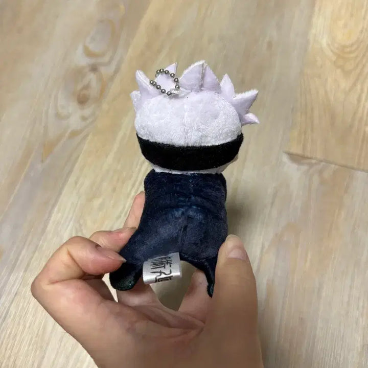 [BUNJANG] Jujutsu Kaisen Gojo Satoru Plush Keychain / 주술회전 고죠 집게 키링 인형