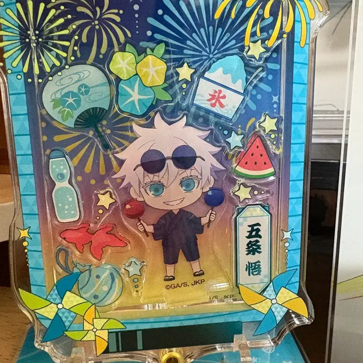 [BUNJANG] Jujutsu Kaisen Lawson Original Acrylic Deco Frame - Gojo &amp; Geto / 주술회전 로손 오리지널 아크릴 데코 프레임 고죠, 게토