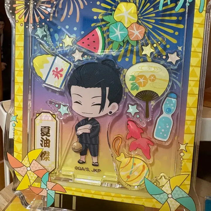 [BUNJANG] Jujutsu Kaisen Lawson Original Acrylic Deco Frame - Gojo &amp; Geto / 주술회전 로손 오리지널 아크릴 데코 프레임 고죠, 게토
