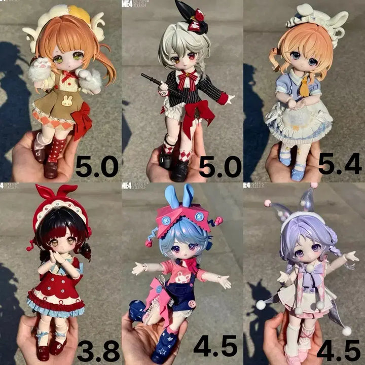 [BUNJANG] COME4FREE BJD Figure / COME4FREE 블라인드돌 구체관절인형 BJD 피규어 2개