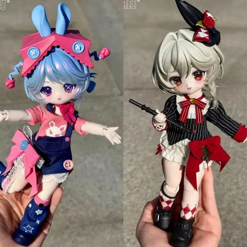[BUNJANG] COME4FREE BJD Figure / COME4FREE 블라인드돌 구체관절인형 BJD 피규어 2개