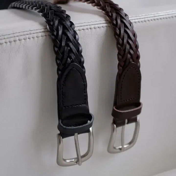[BUNJANG] Doest Leather Belt Bundle Set / [새상품] doest 소가죽 벨트 두가지 색상