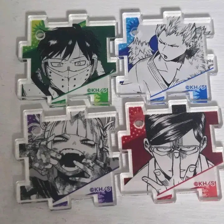 [BUNJANG] My Hero Academia Acrylic Puzzle Bundle / 나의 히어로 아카데미아 원화전 아크릴 퍼즐 토가 이이다 오지로