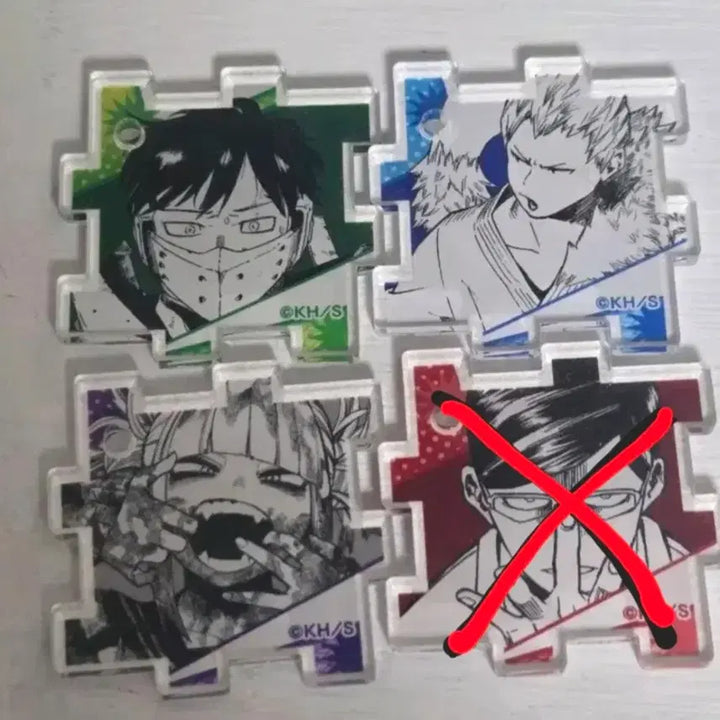 [BUNJANG] My Hero Academia Acrylic Puzzle Bundle / 나의 히어로 아카데미아 원화전 아크릴 퍼즐 토가 이이다 오지로