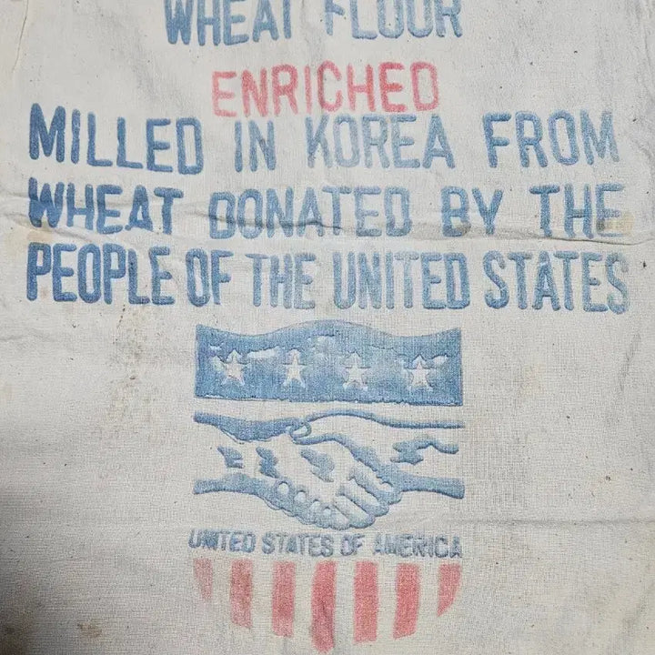 [BUNJANG] Samhwa Flour Sack / 미국이 원조해준 밀가루   광목포대 자루
