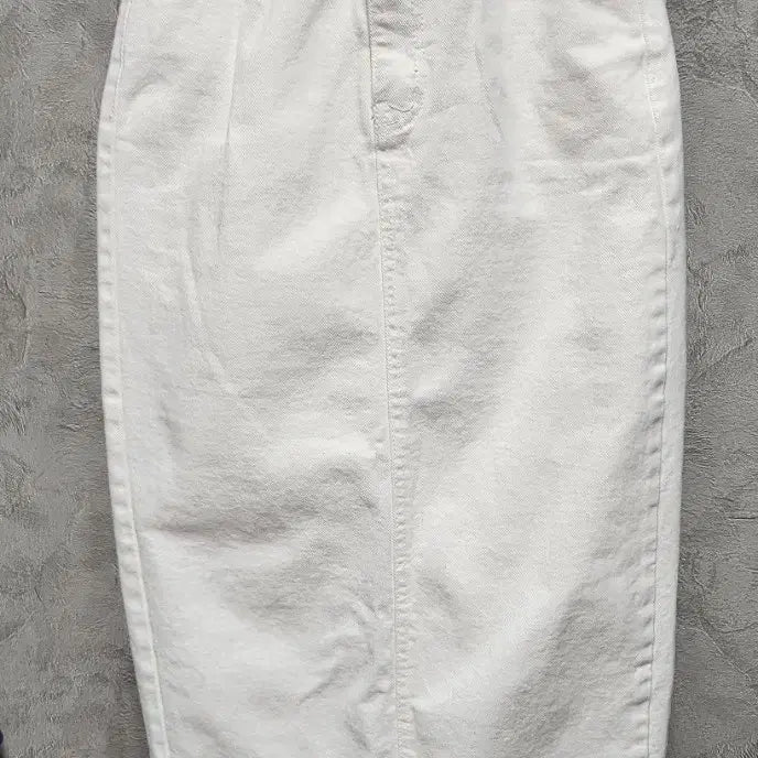 [BUNJANG] DVE White Denim Long Skirt / DVE 화이트 데님 스커트